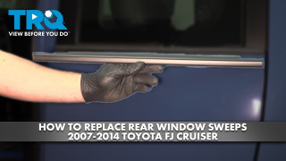 How to Replace Rear Window Sweeps 2007-2014 Toyota FJ Cruiser