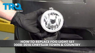How to Replace Fog Light Set 2008-2016 Chrysler Town  Country