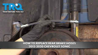 How to Replace Rear Brake Hoses 2012-2020 Chevrolet Sonic