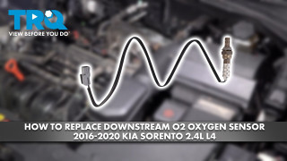 How to Replace Downstream 02 Oxygen Sensor 2016-2020 Kia Sorento 24L L4