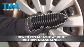 How to Replace Bellows Boots 2013-2019 Nissan Sentra