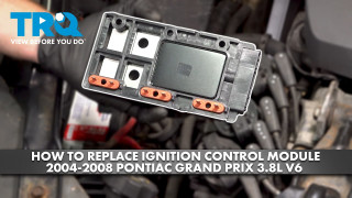 How to replace Ignition Control Module 2004-2008 Pontiac Grand Prix 38L V6
