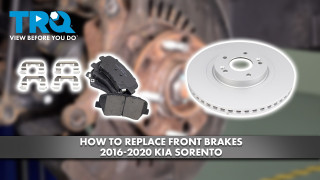 How to Replace Front Brakes 2016-2020 Kia Sorento