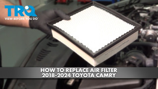 How to Replace Air Filter 2018-2024 Toyota Camry 25L L4