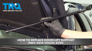 How to replace Hood Lift Support 2003-2014 Volvo XC90
