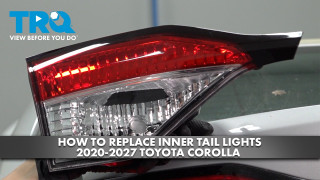 How to replace Inner Tail Lights 2020-2027 Toyota Corolla