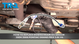 How to Replace Downstream O2 Sensor 2004-2008 Pontiac Grand Prix
