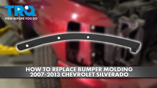 How to Replace Bumper Molding 2007-2013 Chevrolet Silverado