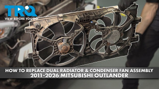 How to Replace Dual Radiator  Condenser Fan Assembly 2011-2026 Mitsubishi Outlander 20L L4