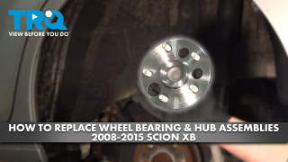 How to Replace Rear Wheel Bearing  Hub Assemblies 2008-2015 Scion xB