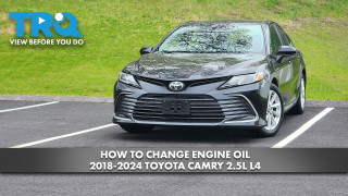 How to Change Engine Oil 2018-2024 Toyota Camry 25L L4