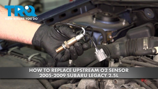 How to Replace Upstream O2 Sensor 2005-2009 Subaru Legacy 25L