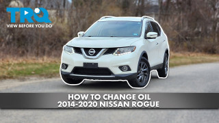 How to Change Oil 2014-2020 Nissan Rogue