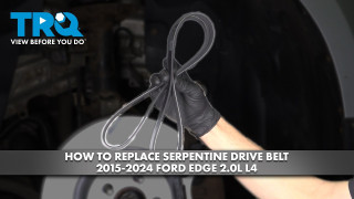 How to Replace Serpentine Drive Belt 2015-2024 Ford Edge 20L L4