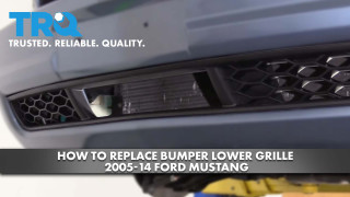How to Replace Bumper Lower Grille 2005-14 Ford Mustang