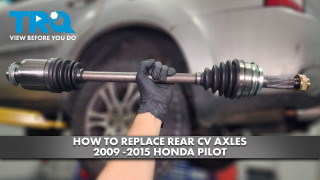 How to Replace Rear CV Axles 2009-2015 Honda Pilot