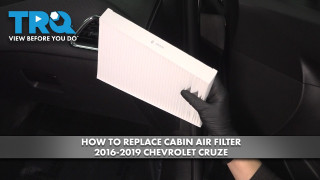 How to Replace Cabin Air Filter 2016-2019 Chevrolet Cruze