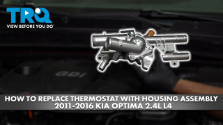How to Replace Thermostat with Housing Assembly 2011-2016 Kia Optima 24L L4