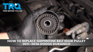 How to Replace Serpentine Belt Idler Pulley 2011-2026 Dodge Durango