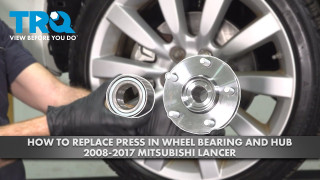 How to Replace Front Wheel Bearings  Hubs 2008-2017 Mitsubishi Lancer