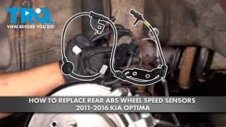 How to Replace Rear ABS Wheel Speed Sensors 2011-2016 Kia Optima