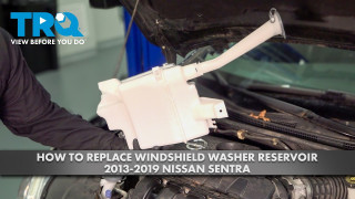 How to Replace Windshield Washer Reservoir 2013-2019 Nissan Sentra