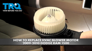 How to Replace HVAC Blower Motor Assembly 2009-2010 Dodge Ram 1500