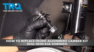 How to Replace Front Alignment Camber Kit 2016-2020 Kia Sorento