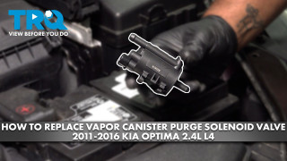 How to Replace Vapor Canister Purge Solenoid Valve 2011-2016 Kia Optima 24L L4