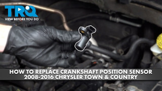 How to Replace Crankshaft Position Sensor 2008-2016 Chrysler Town  Country