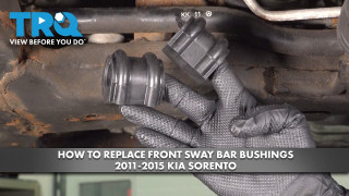 How to Replace Front Sway Bar Bushings 2011-2015 Kia Sorento