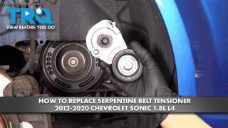 How to Replace Serpentine Belt Tensioner 2012-2020 Chevrolet Sonic 18L L4