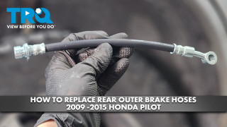 How to Replace Rear Outer Brake Hoses 2009-2015 Honda Pilot