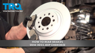 How to Replace Rear Brakes 2014-2023 Jeep Cherokee