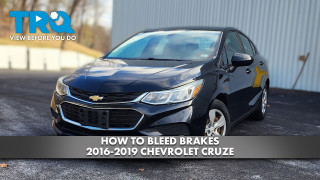 How to Bleed Brakes 2016-2019 Chevrolet Cruze