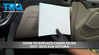 How to Replace Cabin Filter 2011-2016 Kia Optima