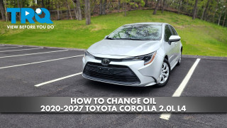 How to Change Oil 2020-2027 Toyota Corolla 20L L4