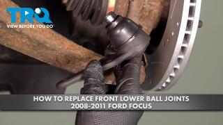 How to Replace Front Lower Ball joints 2008-2011 Ford Focus