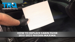 How to Replace Cabin Filter 2015-2023 Nissan Maxima