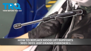 How to Replace Hood Lift Supports 2021-2025 Jeep Grand Cherokee L