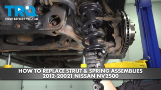 How to Replace Front Strut  Spring Assemblies 2012-2021 Nissan NV2500