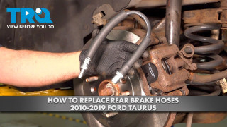 How to Replace Rear Brake Hoses 2010-2019 Ford Taurus