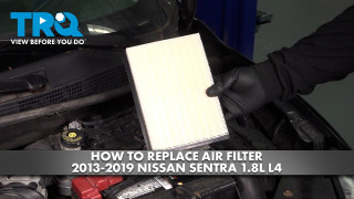How to Replace Air Filter 2013-2019 Nissan Sentra 18L L4