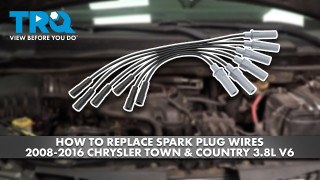 How to Replace Spark Plug Wire Set 2008-2016 Chrysler Town  Country 38L V6
