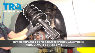 How to Replace Front Strut  Spring Assemblies 2016-2025 Chevrolet Malibu