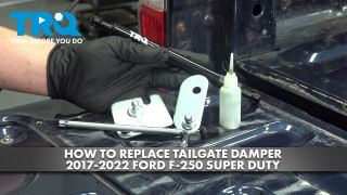 How to Replace Tailgate Damper 2017-2022 Ford F-250 Super Duty