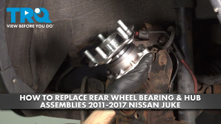 How to Replace Rear Wheel Bearing  Hub Assemblies 2011-2017 Nissan Juke