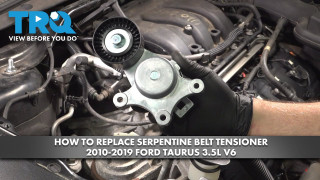 How to Replace Serpentine Belt Tensioner 2010-2019 Ford Taurus 3 5L V6