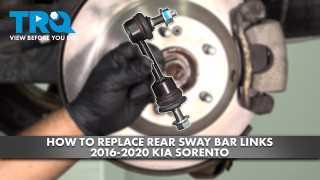 How to Replace Rear Sway Bar Link 2016-2020 Kia Sorento