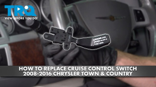 How to Replace Cruise Control Switch 2008-2016 Chrysler Town  Country